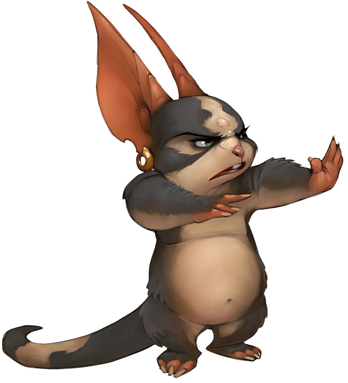 Chua Male Concept Art from WildStar