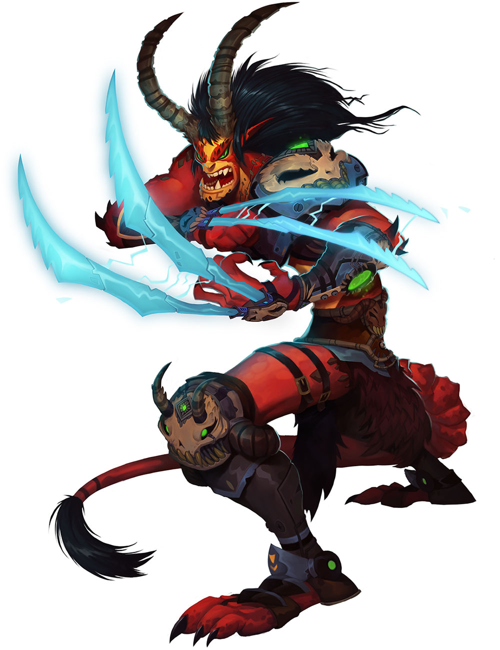 Draken Male Art from WildStar