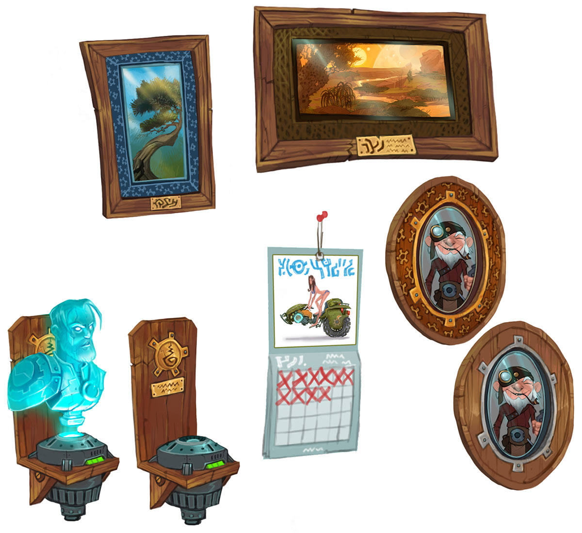 Exile Wall Hangings Art from WildStar