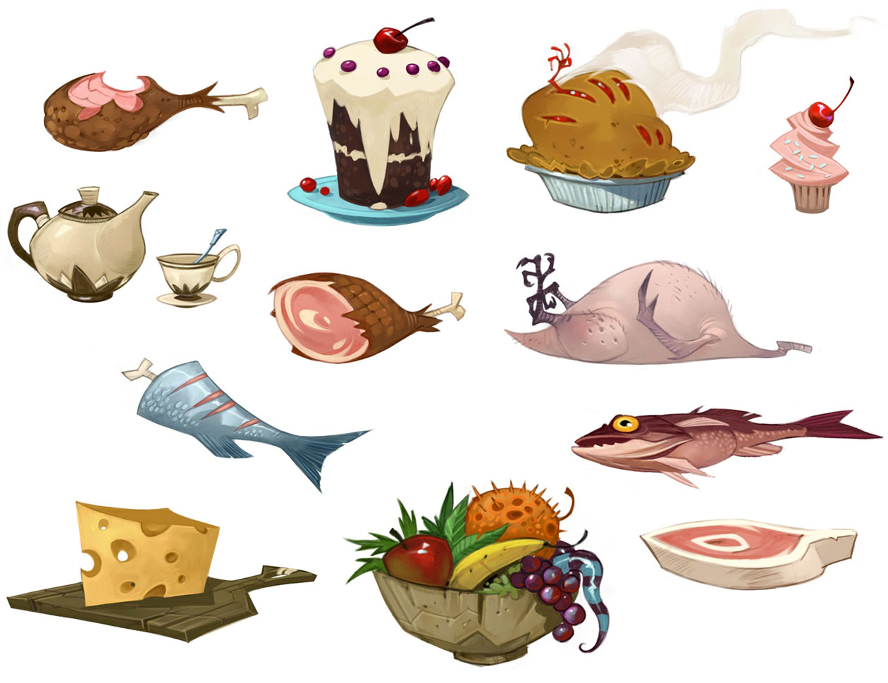 Foods Art from WildStar