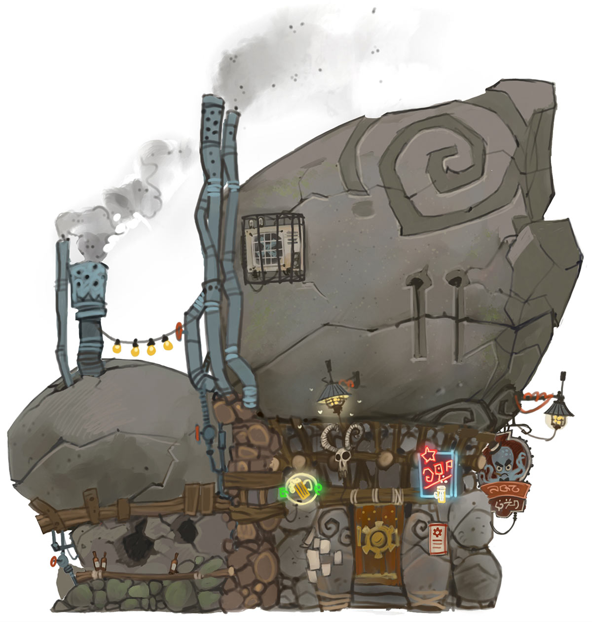 Granok House Art from WildStar