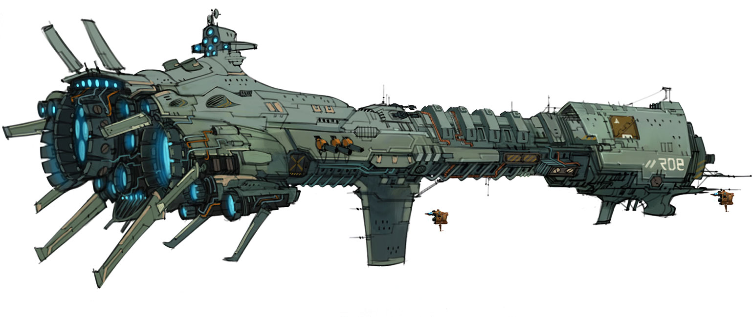 Great Ark Ship The Behemoth Art from WildStar