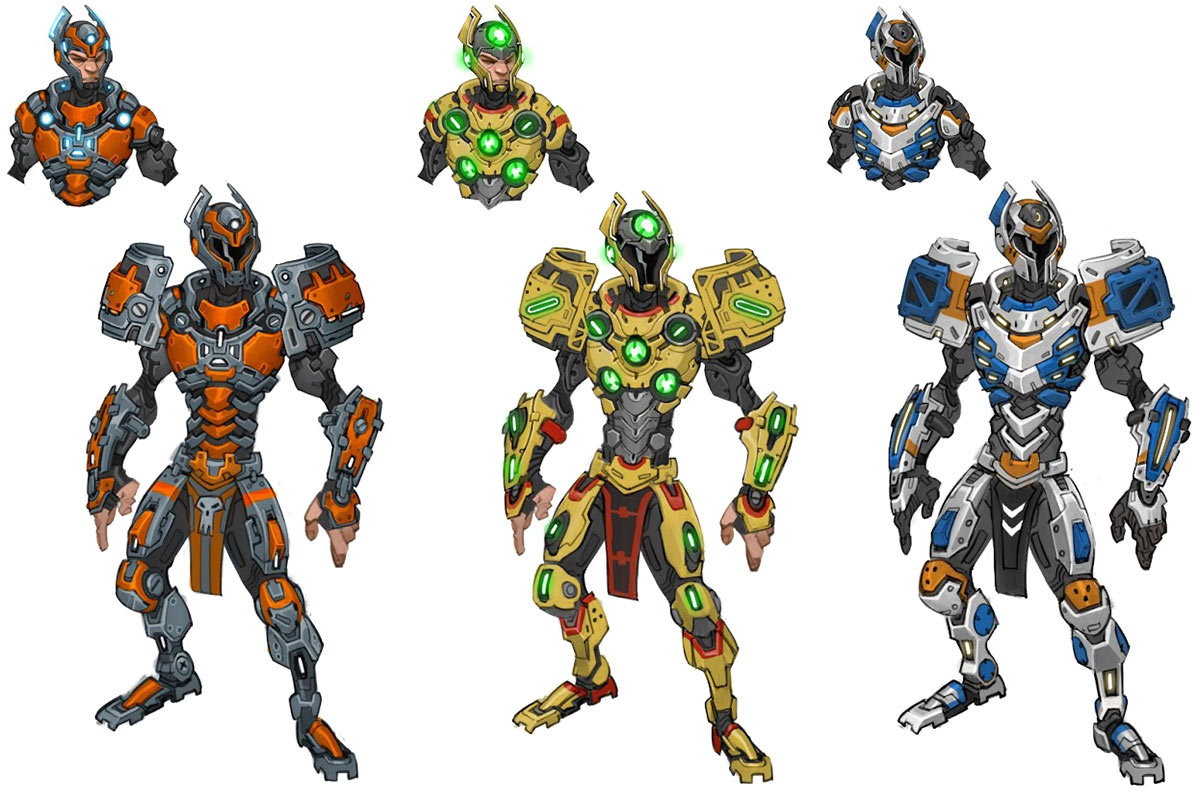 Heavy Uber Armor Art from WildStar