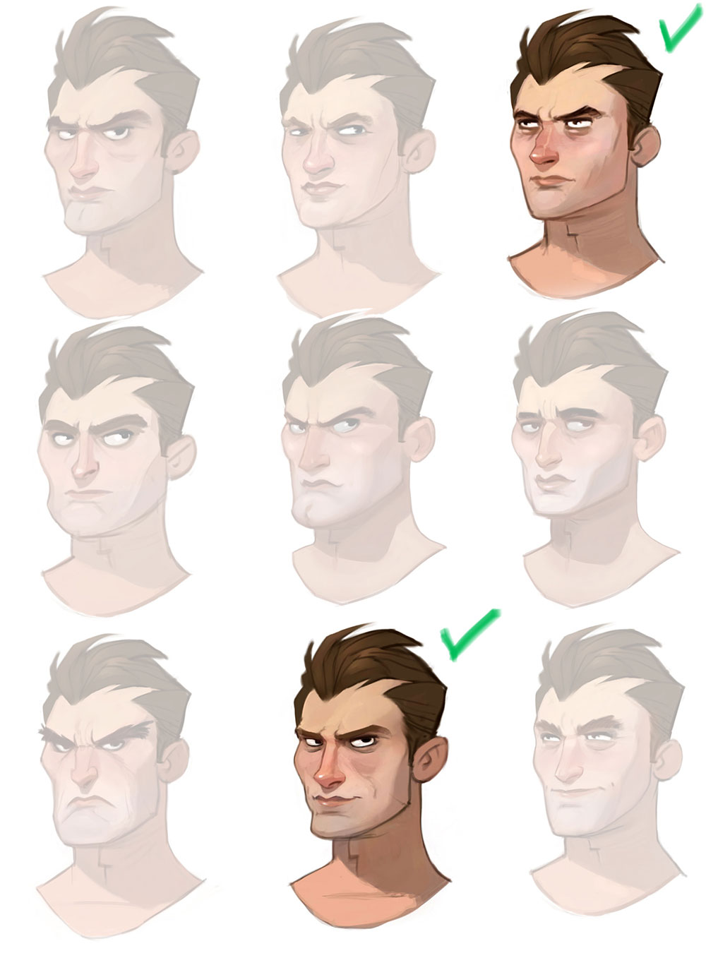 Human Faces Art from WildStar