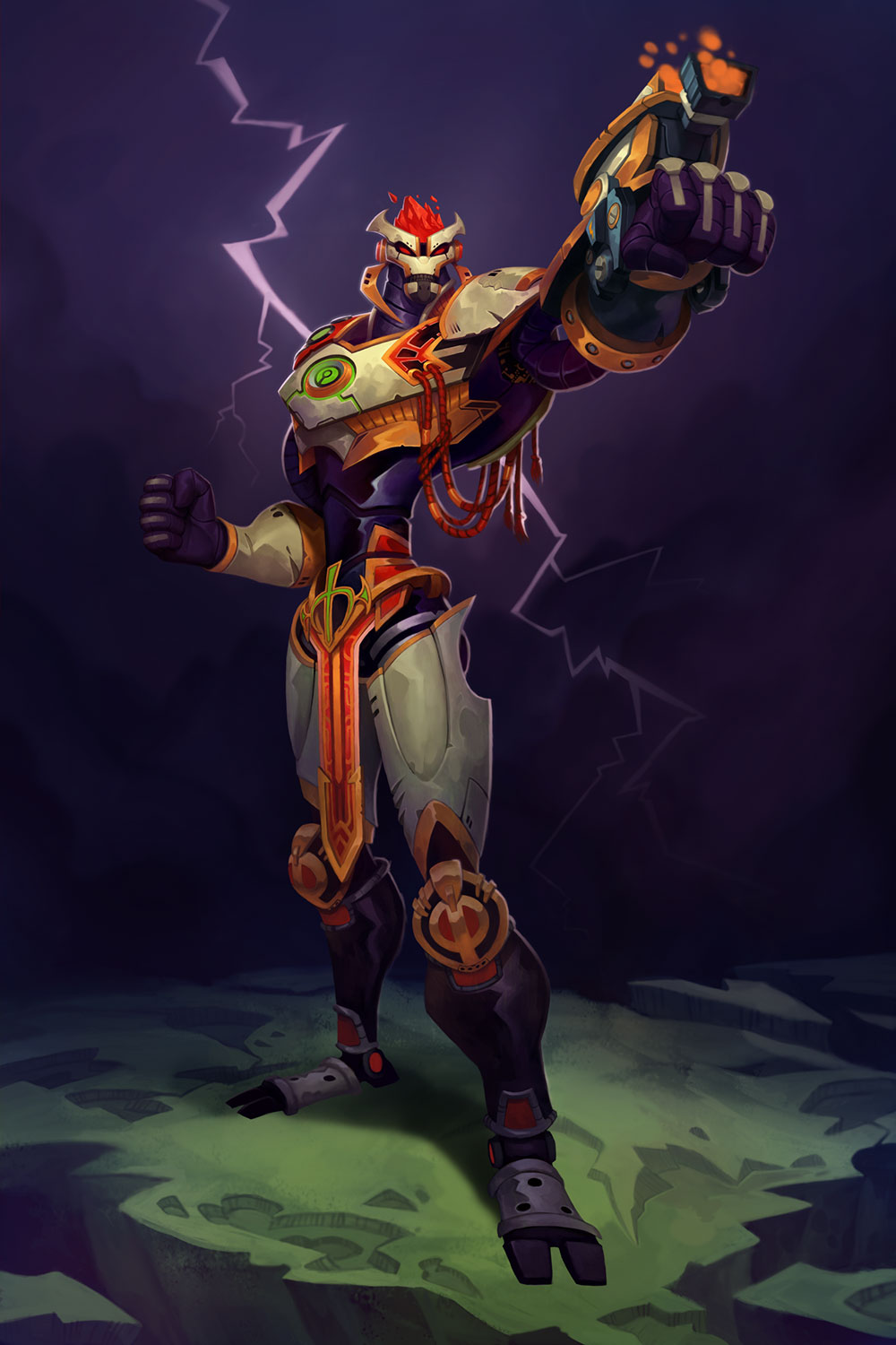Mechari Male Art from WildStar
