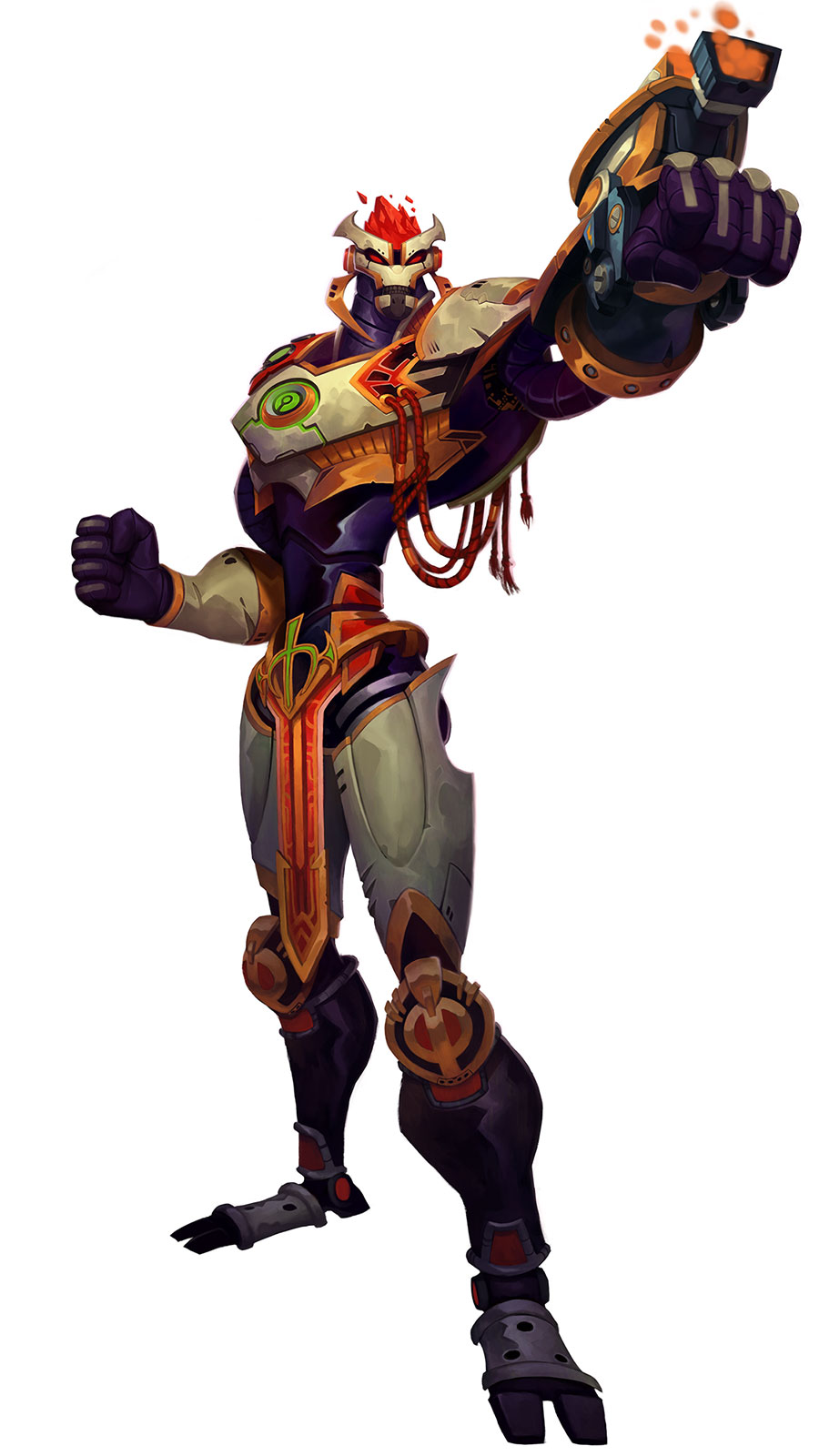 Mechari Male Art from WildStar