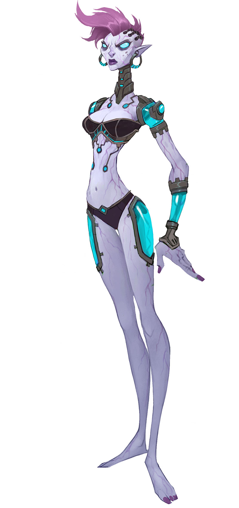 Mordesh Female Concept Art from WildStar