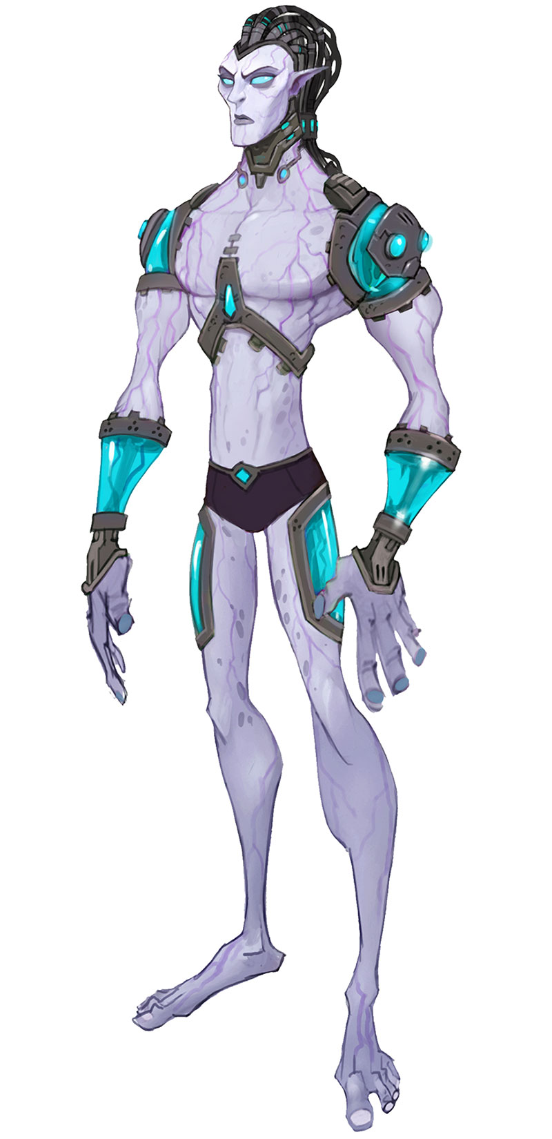 Mordesh Male Concept Art from WildStar
