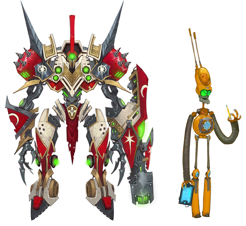 Robots Art from WildStar