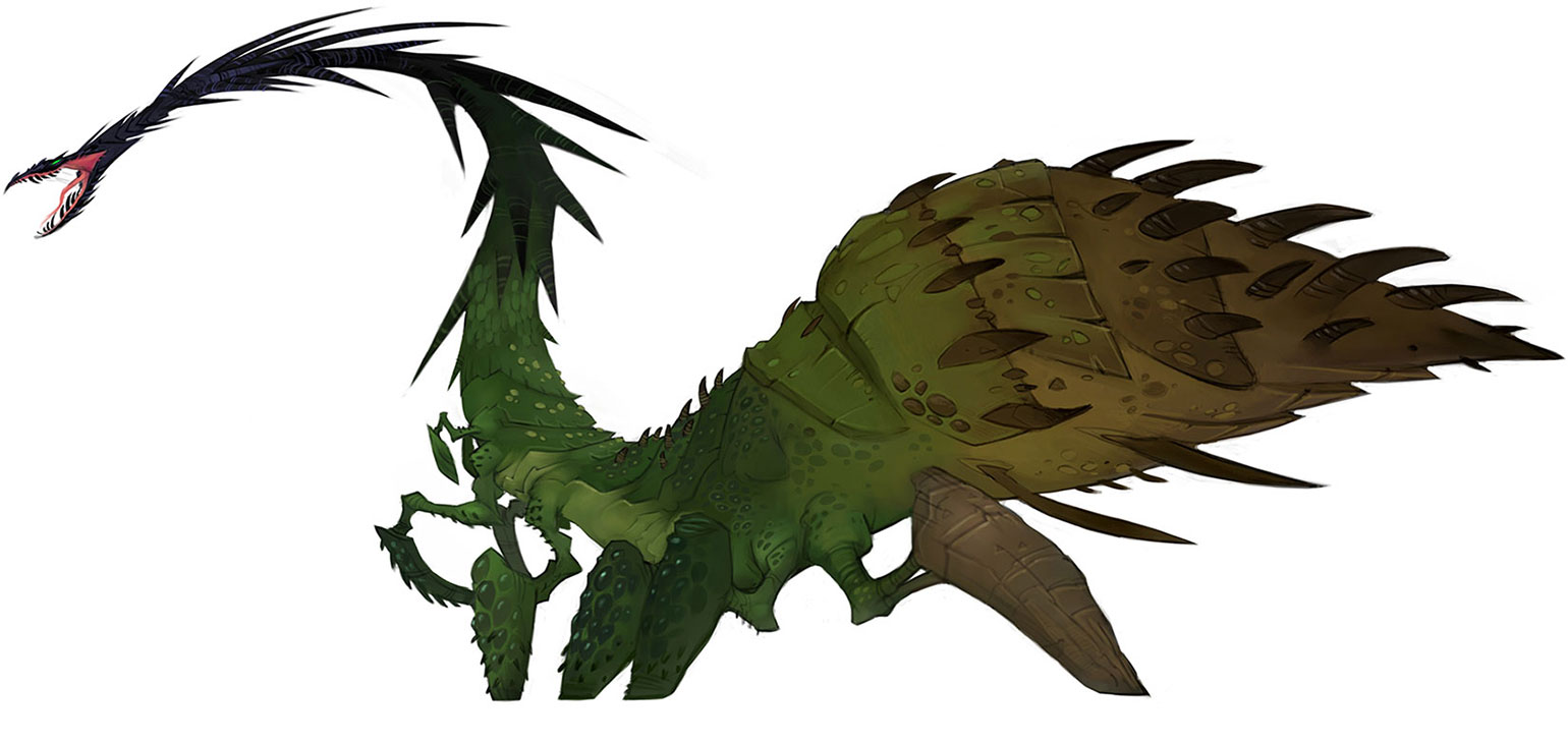Stemdragon Art from WildStar