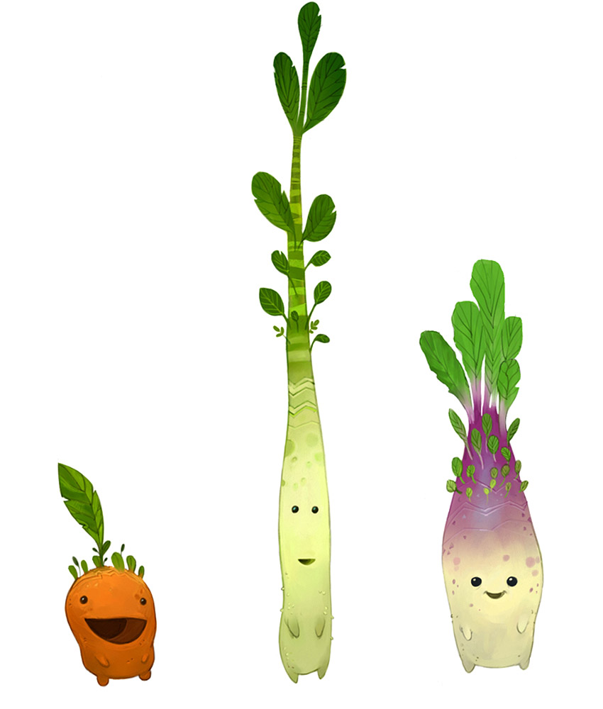 Veggie Creatures Art from WildStar