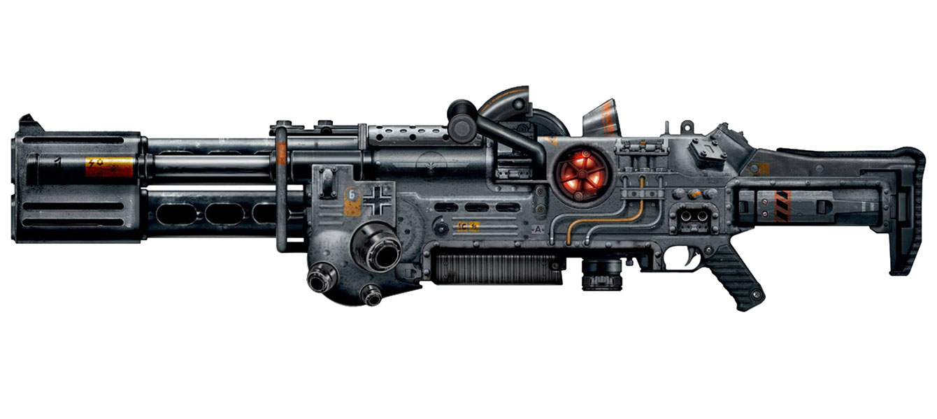 Assault Weapon Art from Wolfenstein: The New Order