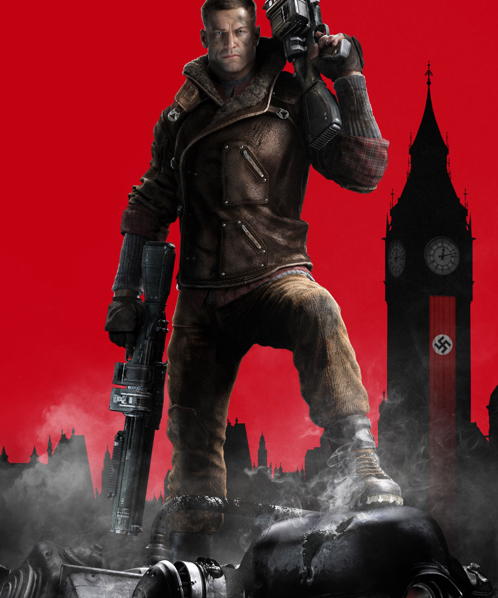BJ Promo Art from Wolfenstein: The New Order