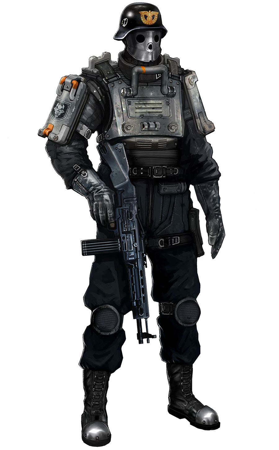 Black Guard Art from Wolfenstein: The New Order