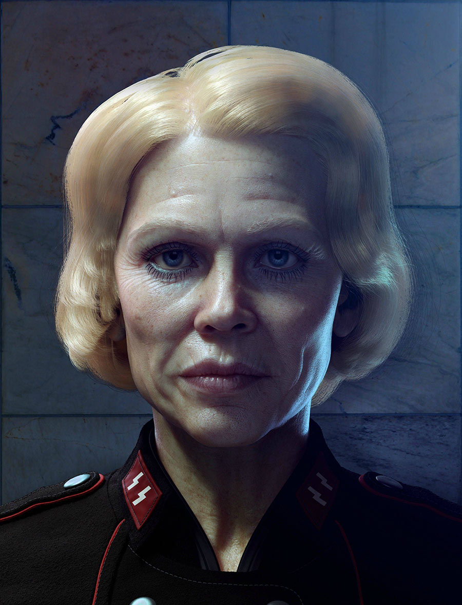 Frau Engel Art from Wolfenstein: The New Order