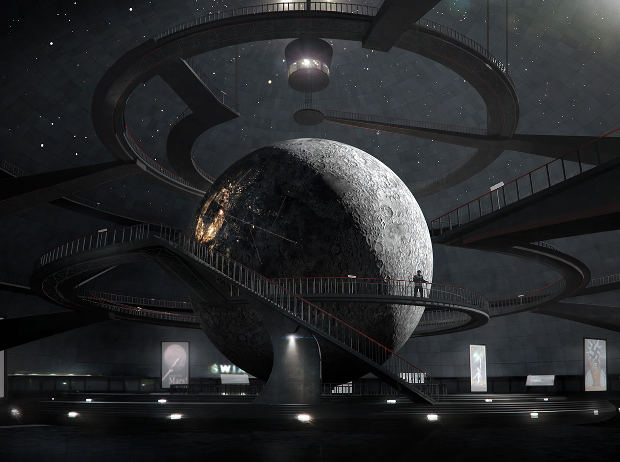 London Nautica Space Dome Art from Wolfenstein: The New Order