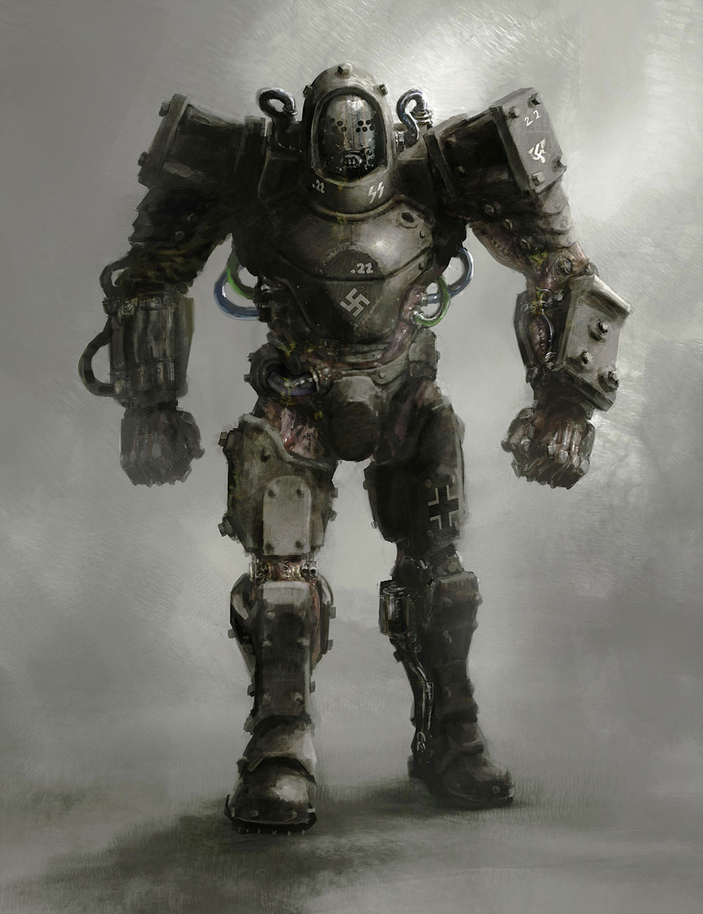 Super Soldier Art from Wolfenstein: The New Order