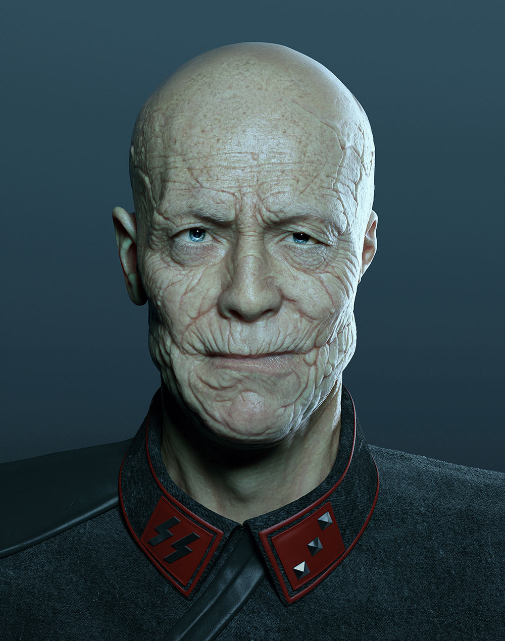 Wilhelm 'Deathshead' Strasse Art from Wolfenstein: The New Order