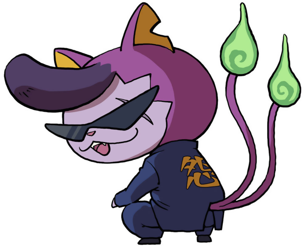 Badass Nyan Art from Youkai Watch