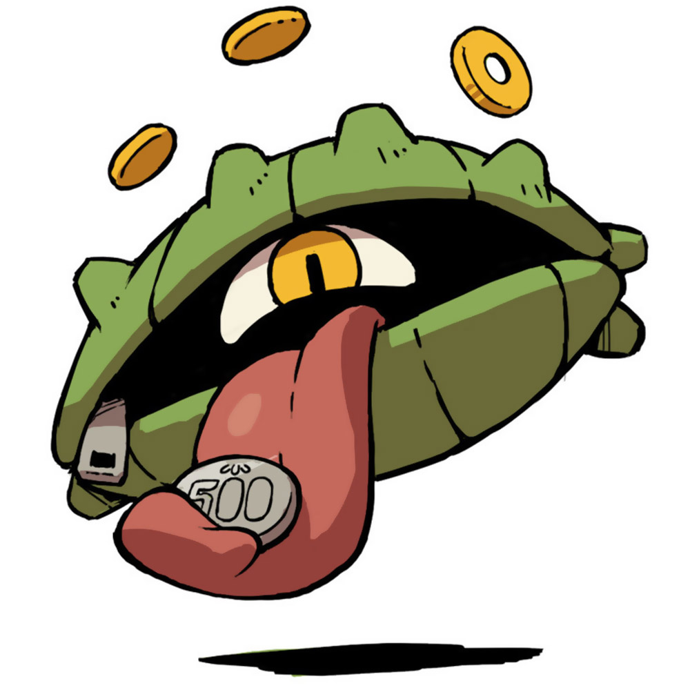 Money Squanderer Art from Youkai Watch