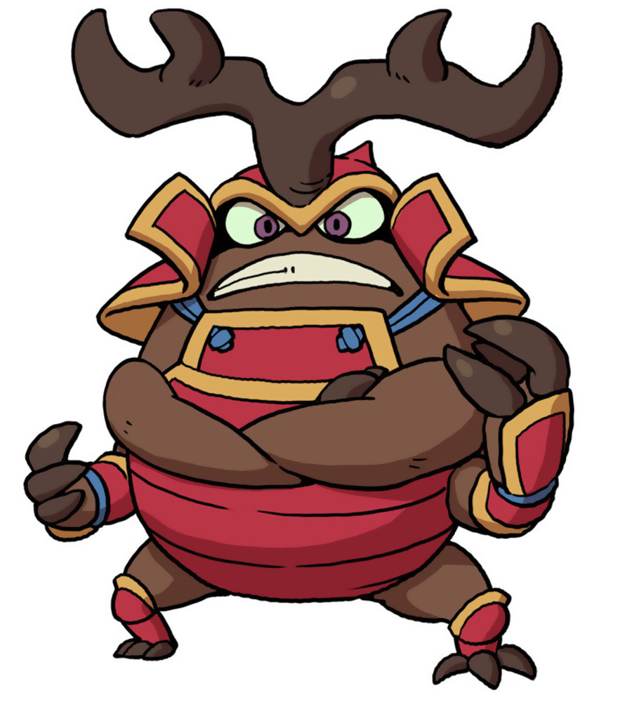 Warrior Kabuto Art from Youkai Watch