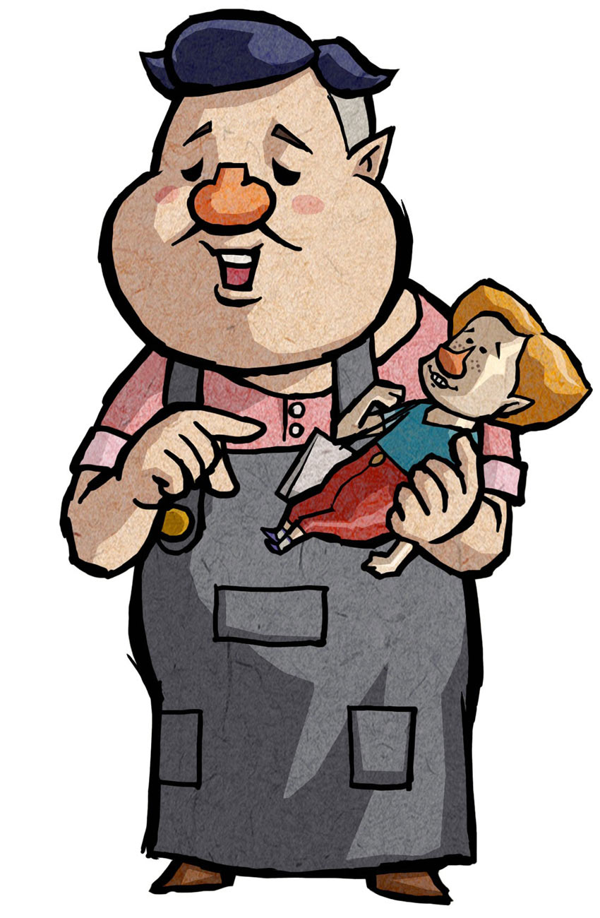 Carlov Art from The Legend of Zelda: The Wind Waker HD