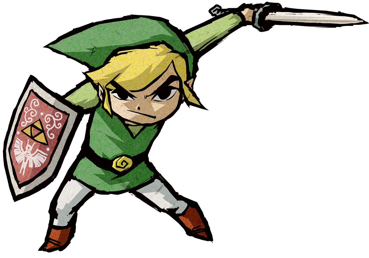 Link, Aggressive Art from The Legend of Zelda: The Wind Waker HD