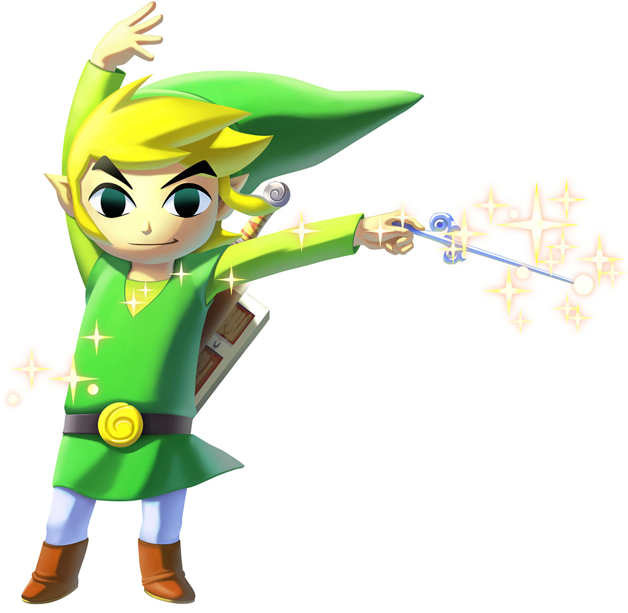 HD Link Conducting Art from The Legend of Zelda: The Wind Waker HD