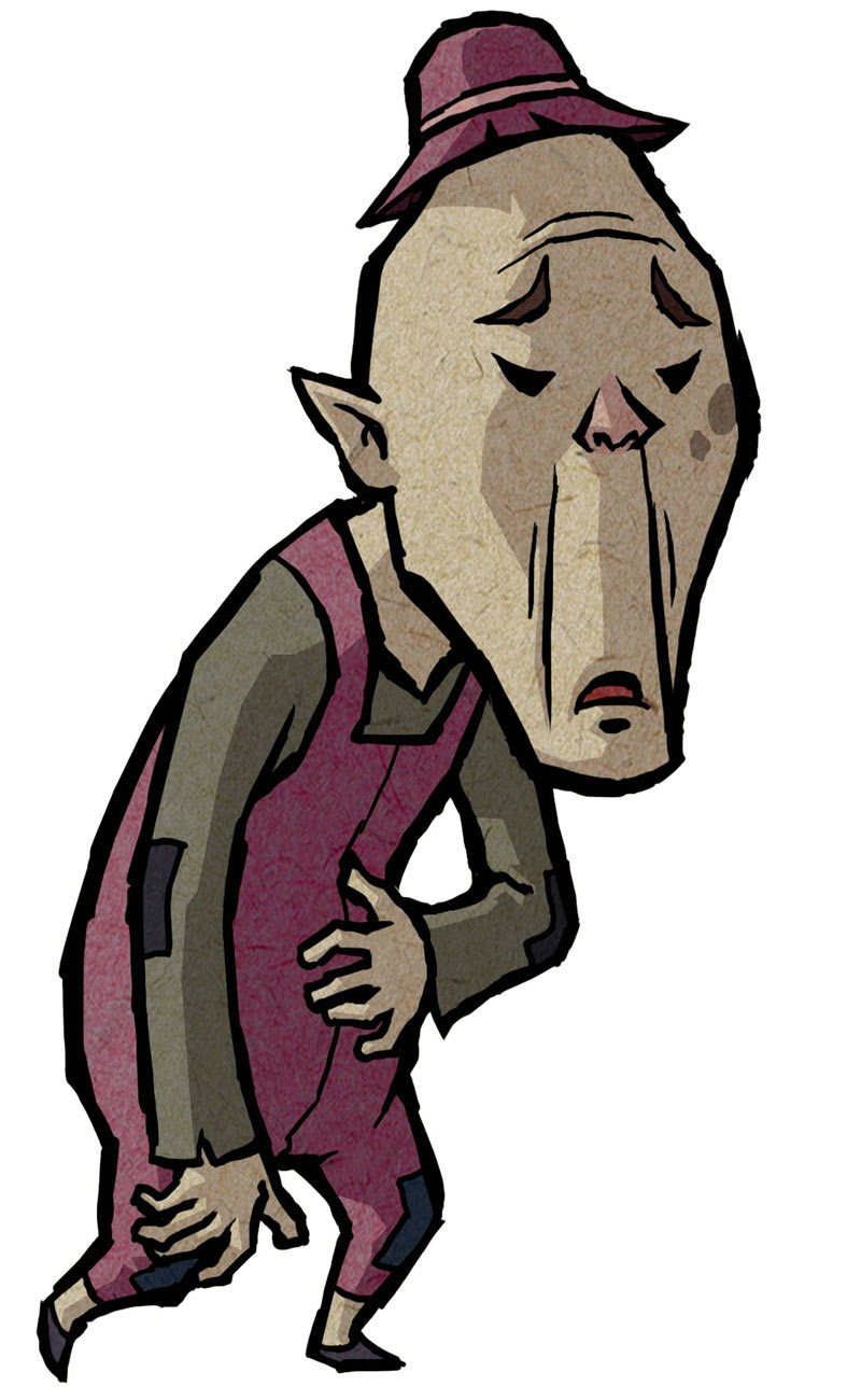 Maggie's Father Art from The Legend of Zelda: The Wind Waker HD