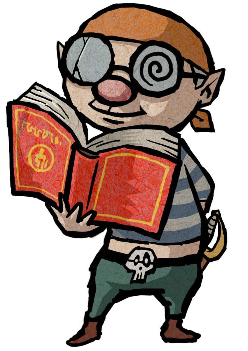 Mako Art from The Legend of Zelda: The Wind Waker HD
