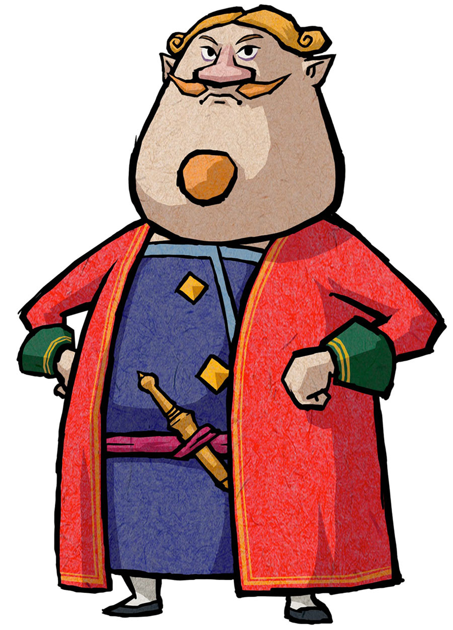 Mila's Father Art from The Legend of Zelda: The Wind Waker HD