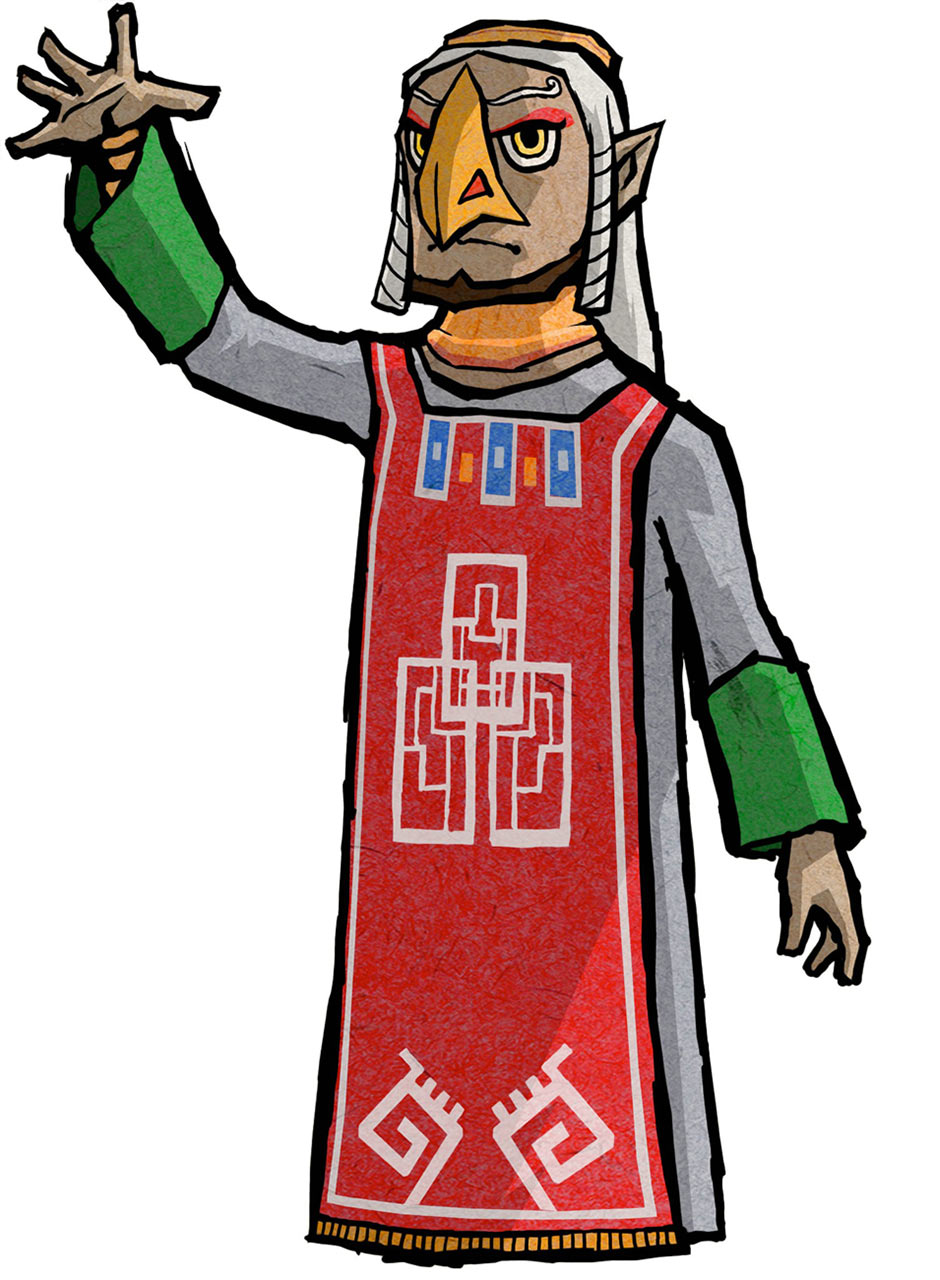 Rito Chieftain Art from The Legend of Zelda: The Wind Waker HD