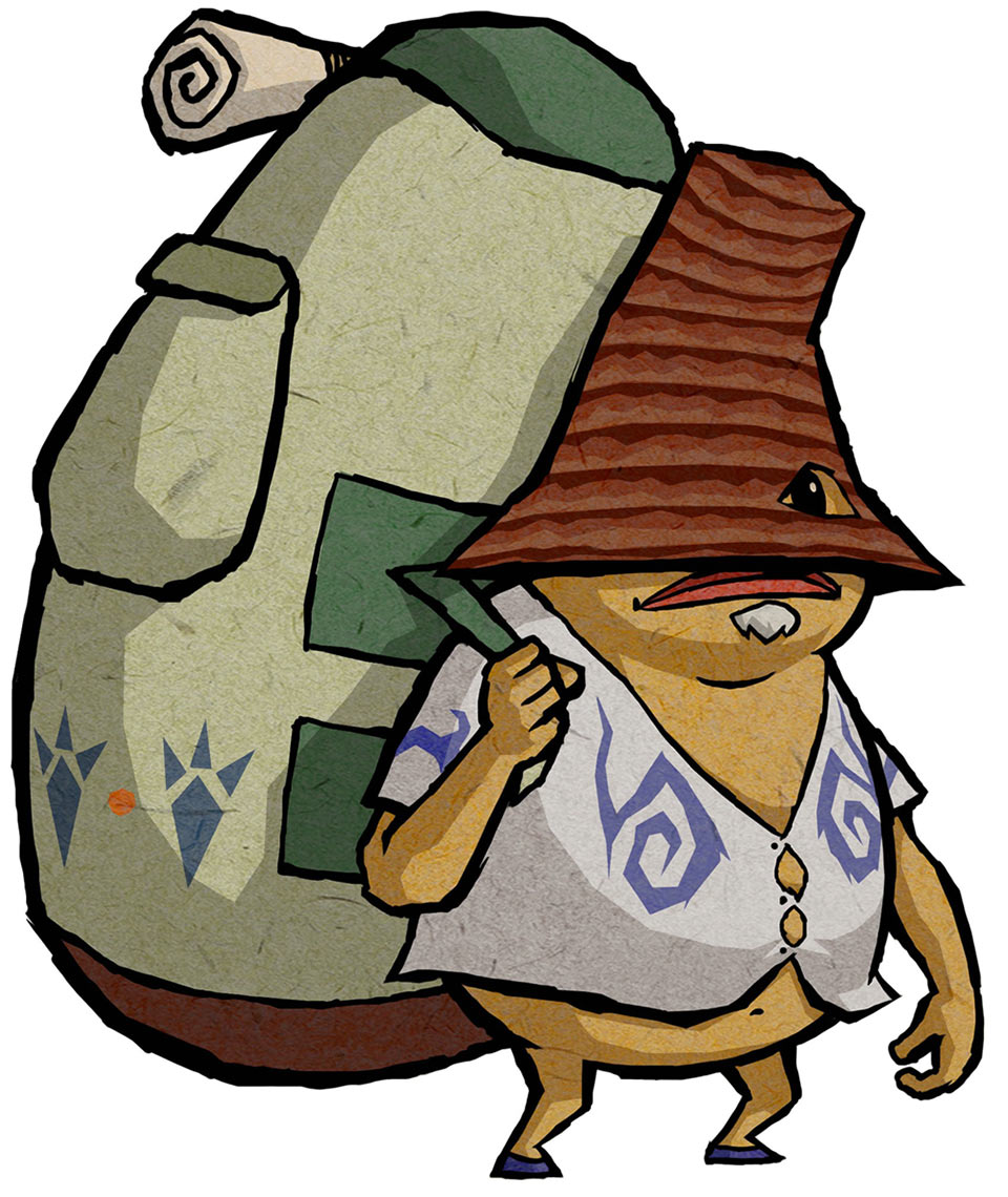 Traveling Merchant Art from The Legend of Zelda: The Wind Waker HD