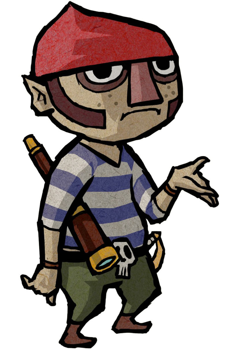 Zuko Art from The Legend of Zelda: The Wind Waker HD