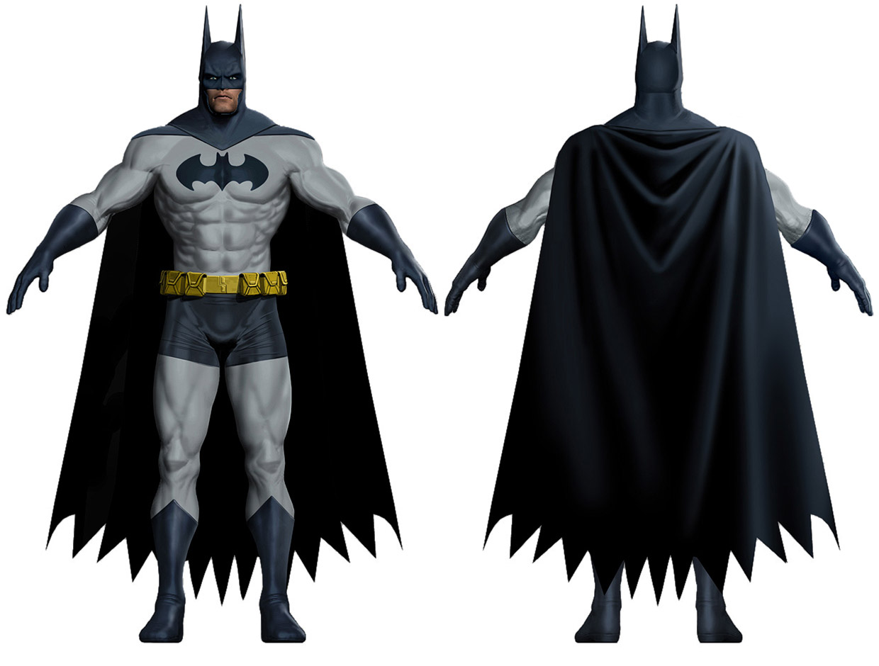 Batman Long Halloween Skin Art from Batman: Arkham Origins