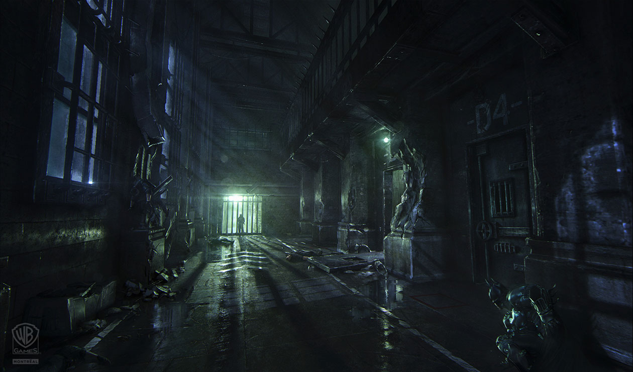 Blackgate Deathrow Art from Batman: Arkham Origins