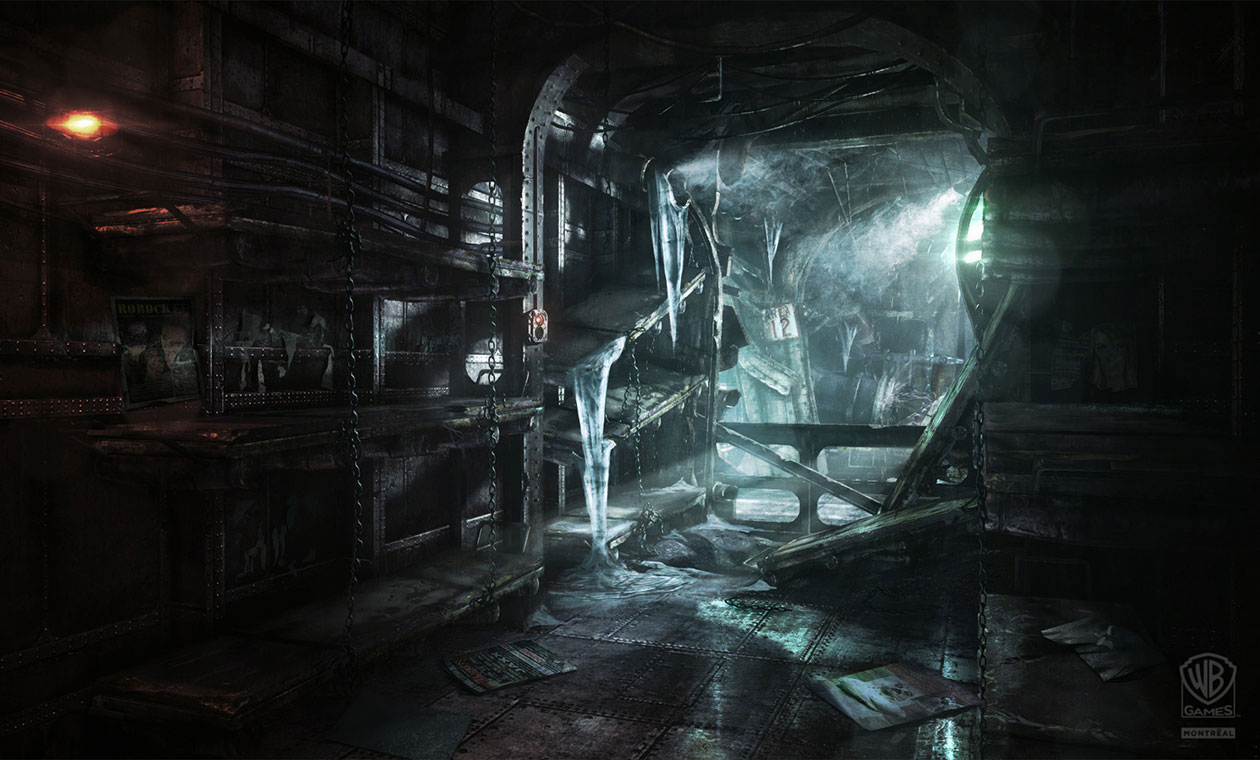 Crew Quarters Art from Batman: Arkham Origins