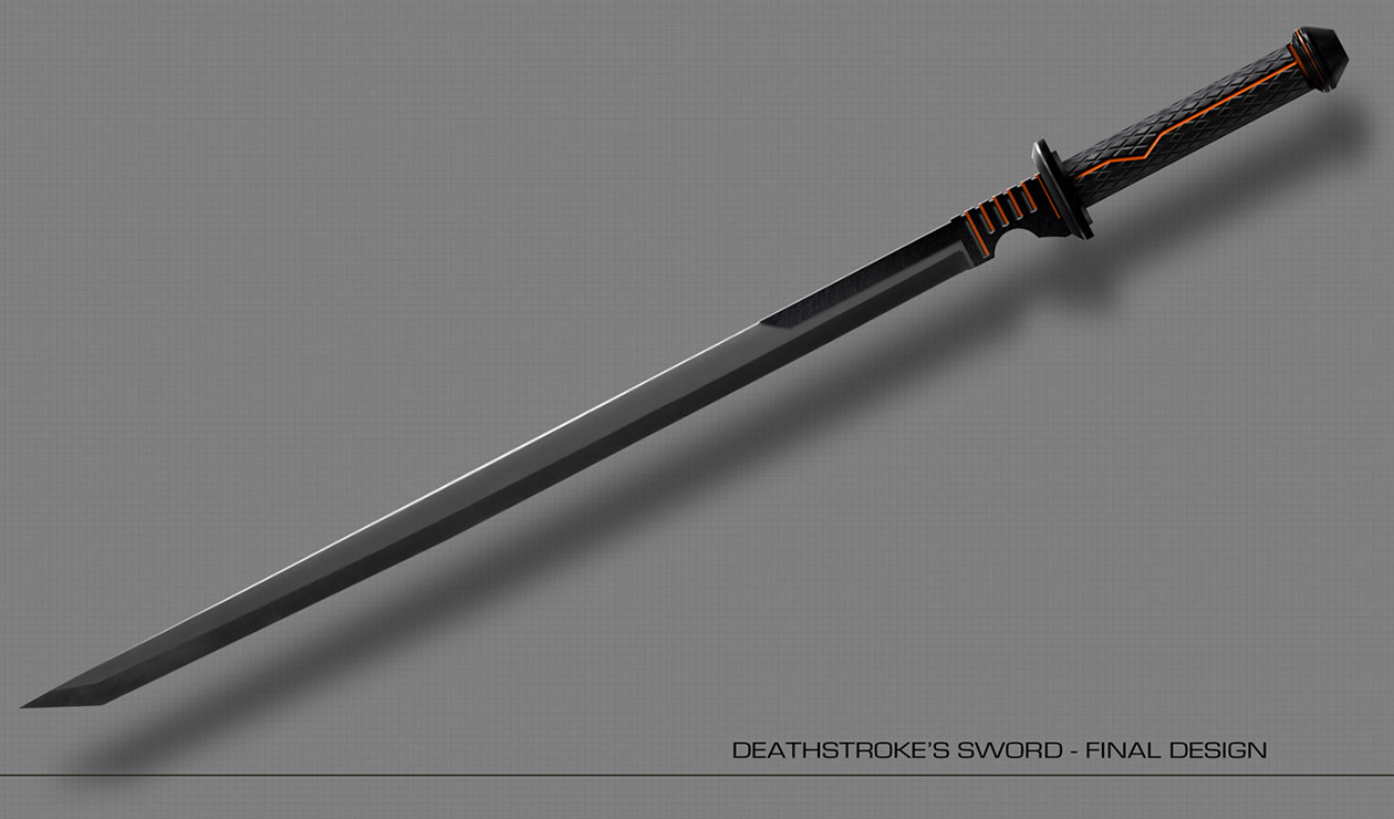 Deathstroke's Sword Art from Batman: Arkham Origins