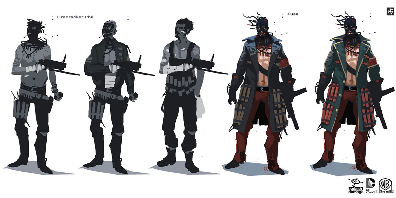 Firecracker Phil Art from Batman: Arkham Origins