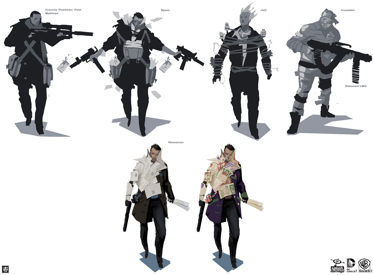 Mailman Art from Batman: Arkham Origins