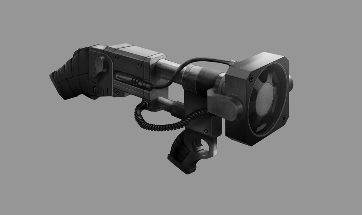 Sonic Disruptor Art from Batman: Arkham Origins
