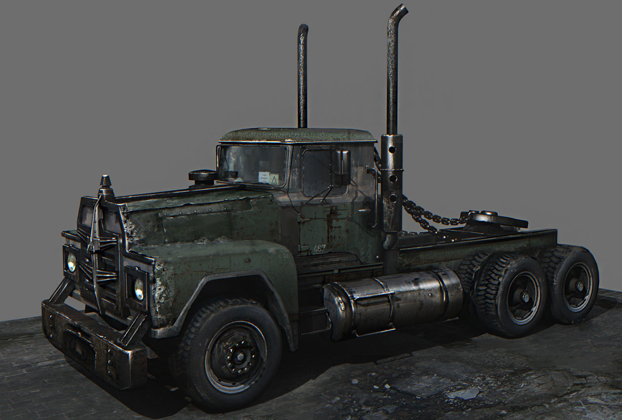 Truck Art from Batman: Arkham Origins