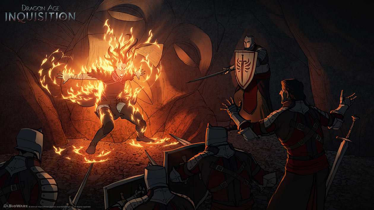 Confrontation Art from Dragon Age: Inquisition