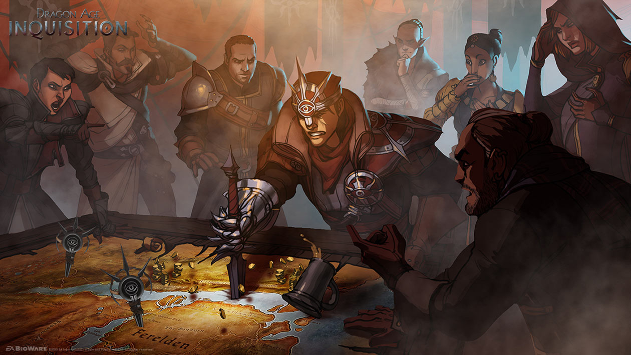War Room Art from Dragon Age: Inquisition