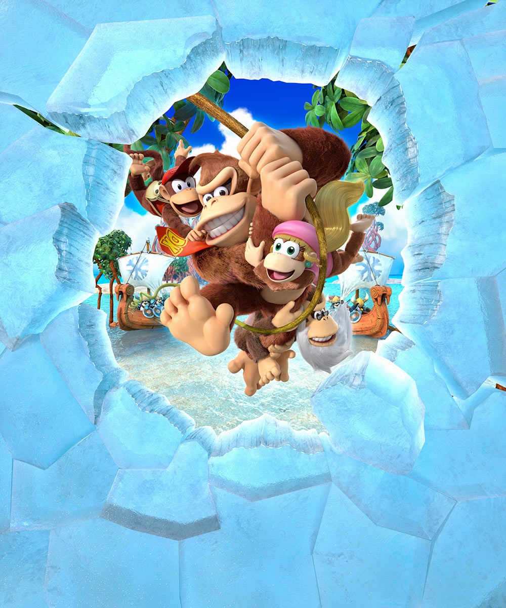 Box Art from Donkey Kong Country: Tropical Freeze