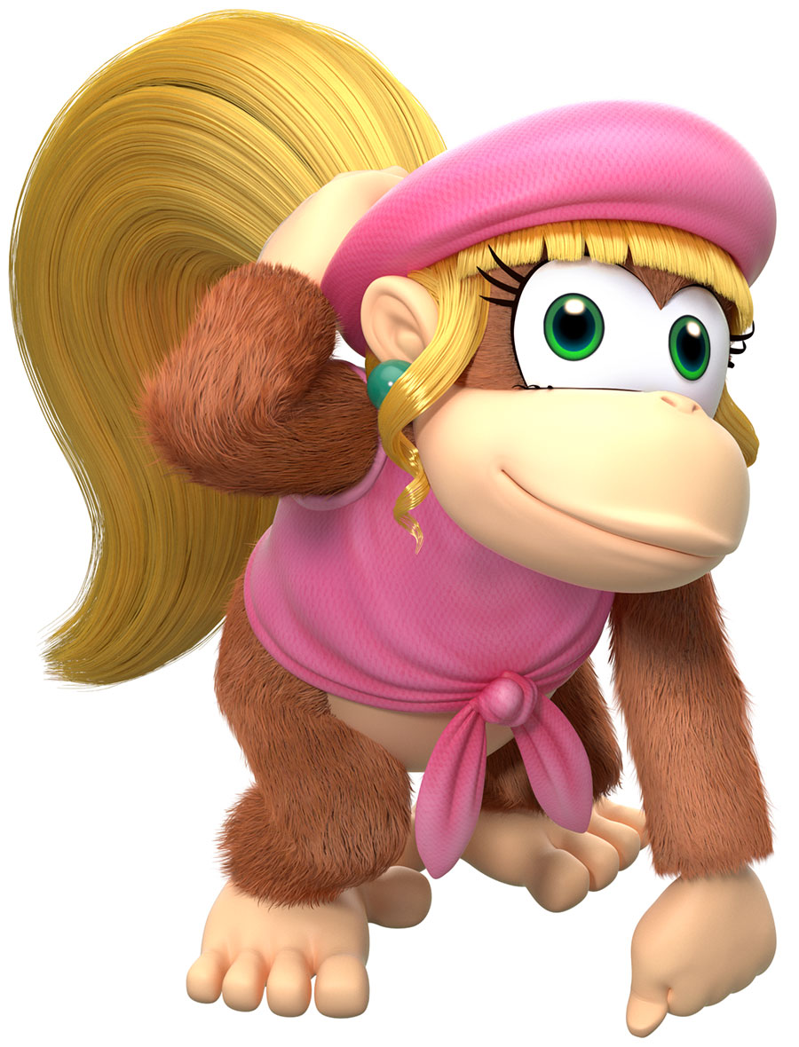 Dixie Kong Art from Donkey Kong Country: Tropical Freeze