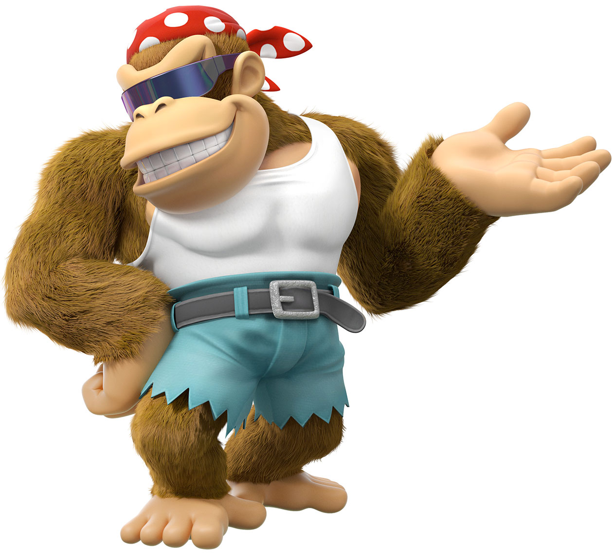 Funky Kong Art from Donkey Kong Country: Tropical Freeze