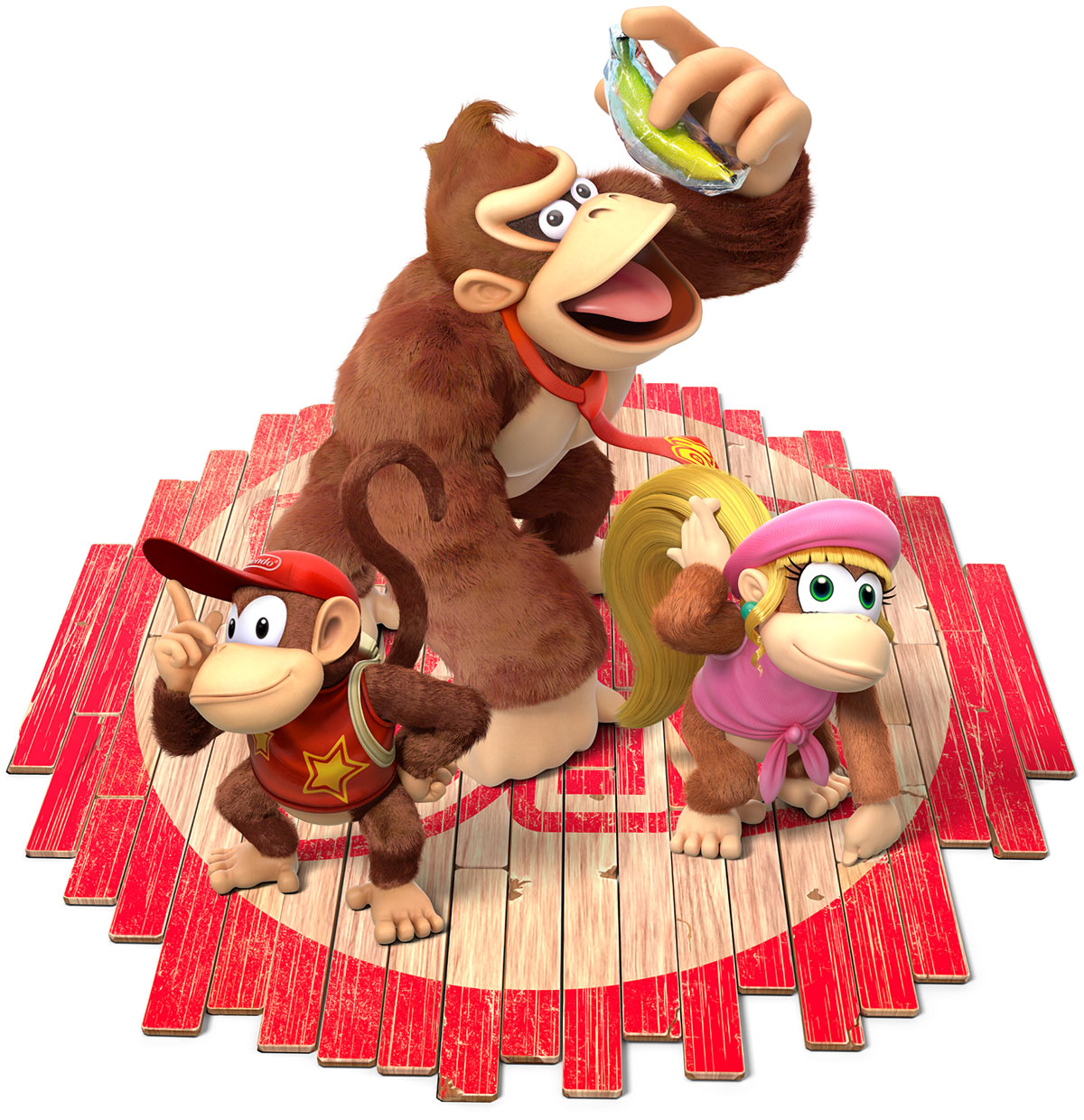 Kongs Art from Donkey Kong Country: Tropical Freeze