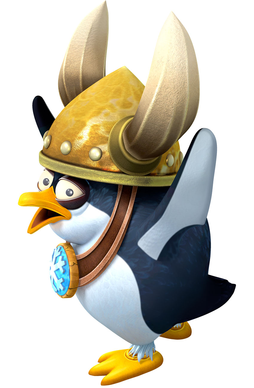 Snowmad Viking Penguin Art from Donkey Kong Country: Tropical Freeze