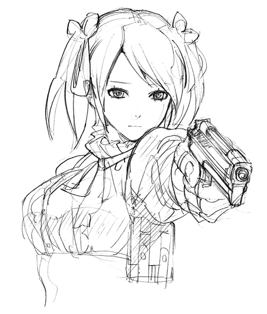 Ciel Sketch from God Eater 2